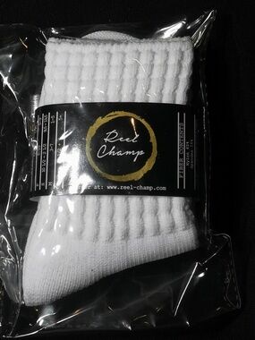2 PAIR Reel Champ Ankle Length Irish Dance Poodle Socks -Petite Toddler UK 5-9